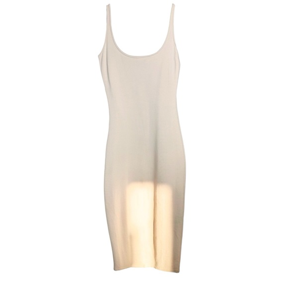 Dresses & Skirts - Sexy Stretch Tan Tank Bodycon Dress Vaction Beach Brunch Hot Size Medium